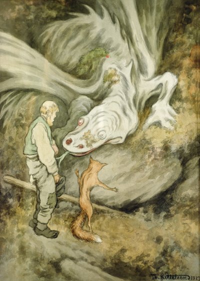 世界は別の私の親愛なるドラゴンを支払うことはありません 作： Theodor Kittelsen