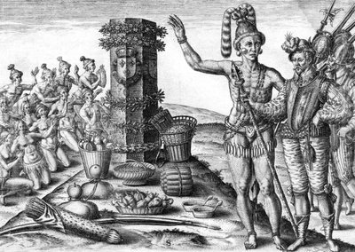 フロリダ・インディアン 作： Theodor de Bry