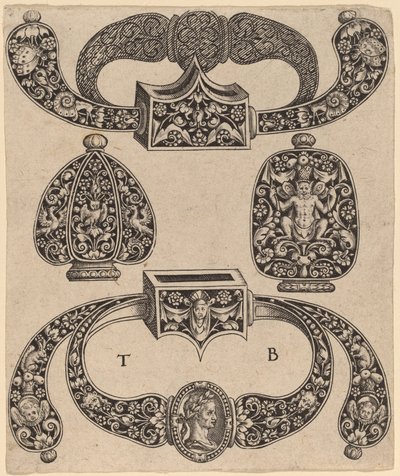 オーナメント 作： Theodor de Bry