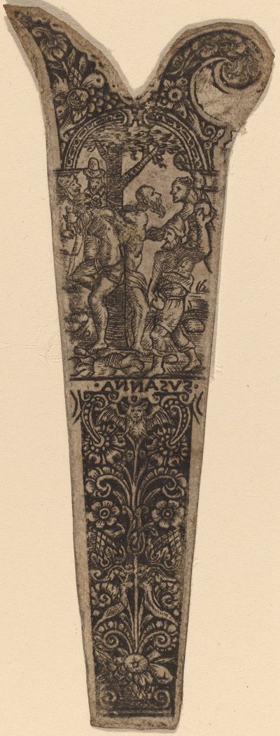 ナイフ柄飾り 作： Theodor de Bry