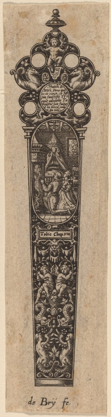 ナイフ柄飾り 作： Theodor de Bry