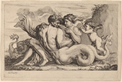 サイレンとトリトン 作： Theodor van Kessel after Sir Peter Paul Rubens