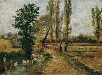 小川の風景 作： Theodor von Hormann