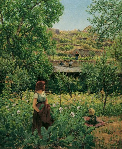 ポピーの少女 作： Theodor von Hormann