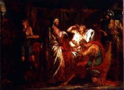 アレクサンダーと主治医のフィリップ 作： Theodore (attr. to) Gericault
