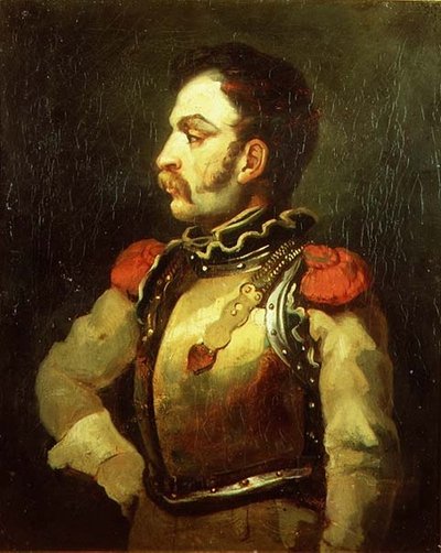 カラビニア・オフィサー 作： Theodore (attr. to) Gericault
