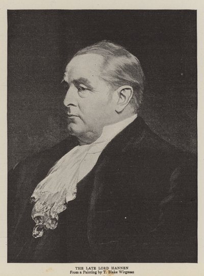 故ハネン卿 作： Theodore Blake Wirgman