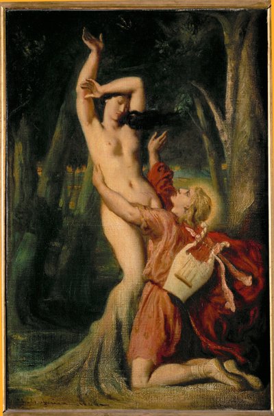 アポロとダフネ ... 作： Théodore Chassériau