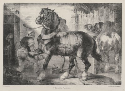 フランスの蹄鉄師 作： Theodore Gericault