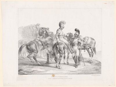 ライフガードの一団 作： Theodore Gericault