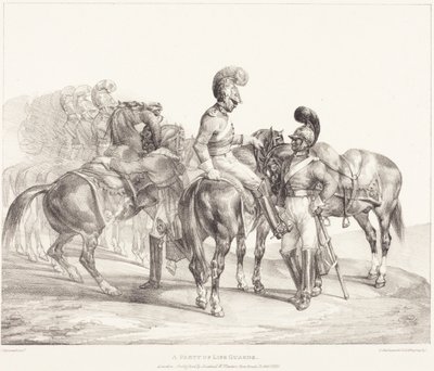 ライフガードの一団 作： Theodore Gericault