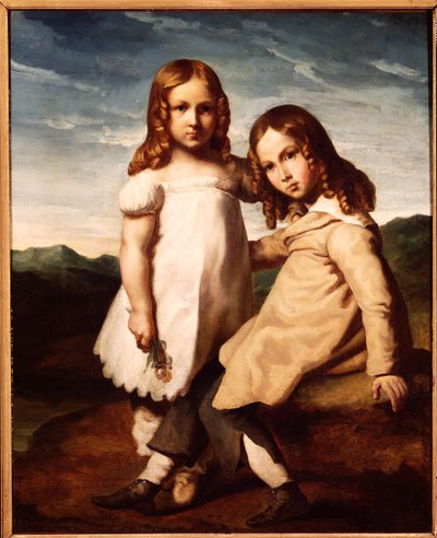 1816〜17歳の妹、エリザベスと子のアルフレッドデドリュー（1810〜60歳） 作： Theodore Gericault