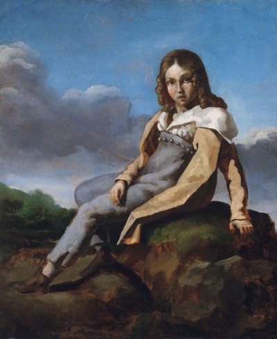 アルフレッド・デドルー（1810-1860）の子供時代 作： セオドア・ジェリコー