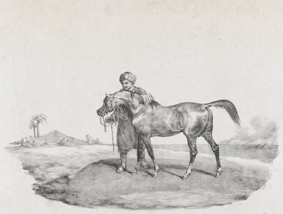アラビア馬、1821年 作： Theodore Gericault