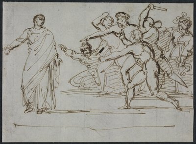 ティベリウス暗殺 作： Theodore Gericault