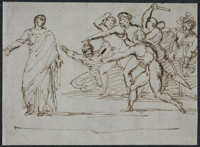 ティベリウスの暗殺 作： Theodore Gericault
