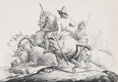 ローマの肉屋、1817年。 作： Theodore Gericault