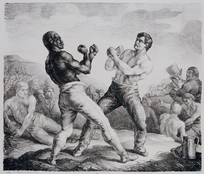 ボクサー、1818年 作： Theodore Gericault