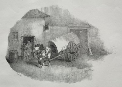 ストリンガーから馬車馬 作： Theodore Gericault