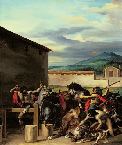 牛市場 作： Theodore Gericault
