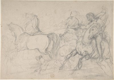 御者および騎手 作： Theodore Gericault