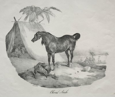 アラビアの馬。 作： Theodore Gericault