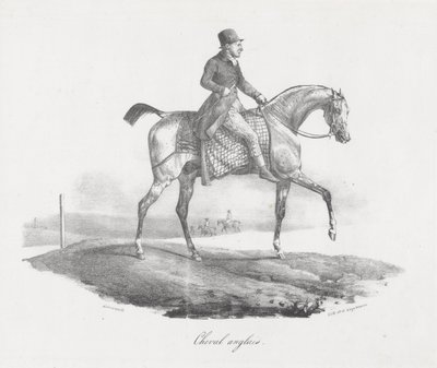 英国の馬（An English Horse） 作： Theodore Gericault