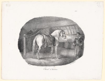 ハノーバー種（A Hanoverian Horse） 作： Theodore Gericault