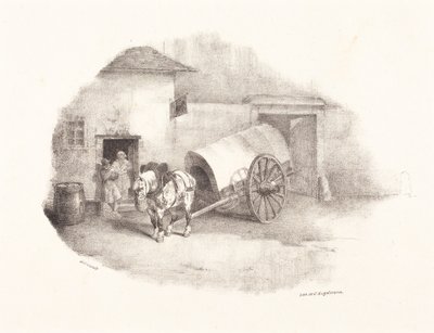 リモンから出てきた荷馬車 作： Theodore Gericault