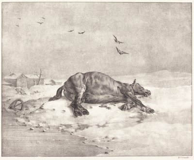 死んだ馬 作： Theodore Gericault