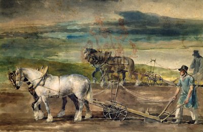 農場労働者 作： Theodore Gericault