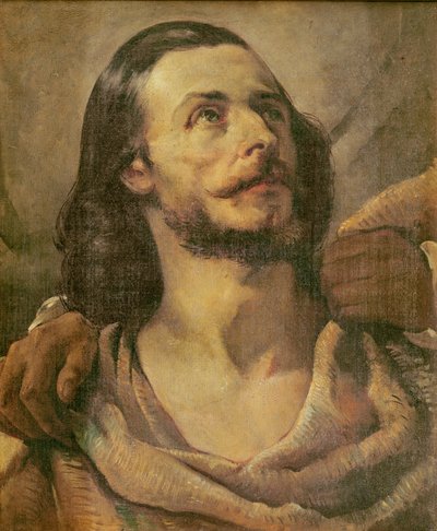 男の頭 作： Theodore Gericault