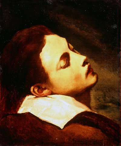 死んだ青年の頭部（油彩・キャンバス） 作： Theodore Gericault
