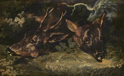 ノロジカの頭、1815 作： Theodore Gericault