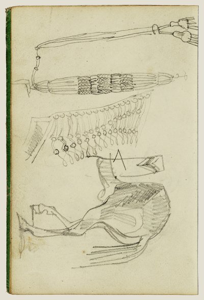 馬に関する研究とタッセル 作： Theodore Gericault