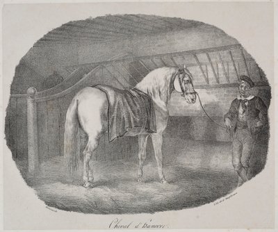 ハノーバーの馬 作： Theodore Gericault