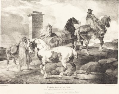 フェアに行く馬 作： Theodore Gericault
