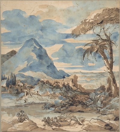 漁師のいる風景 作： Theodore Gericault