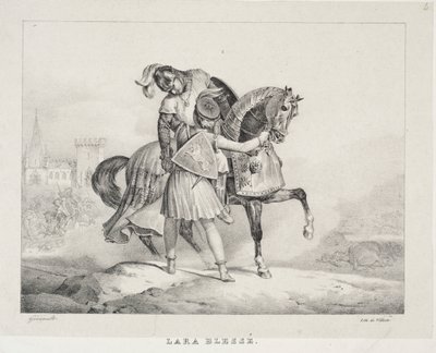 負傷したララ 作： Theodore Gericault