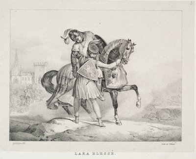 ララ負傷 作： Theodore Gericault