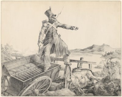 砲弾運搬車（Artillery Caisson） 作： Theodore Gericault