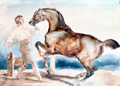19世紀初頭のル・ドレッジ。 作： Theodore Gericault