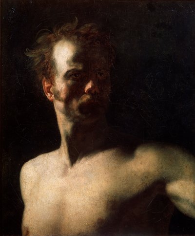ヌード研究、c1810-c1811 作： Theodore Gericault