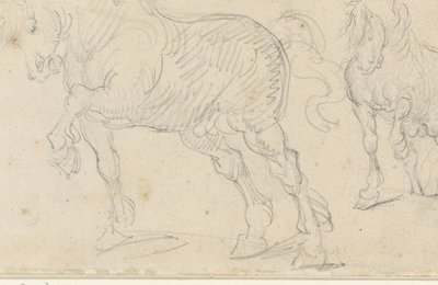 馬に関する研究 作： Theodore Gericault