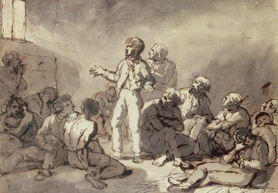 監房の囚人 作： Theodore Gericault