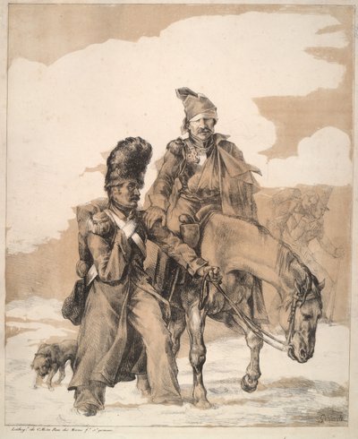 ロシアからの帰国（Return from Russia） 作： Theodore Gericault