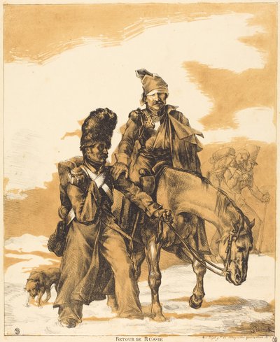 『Retreat from Russia』（『ロシアからの撤退』） 作： Theodore Gericault