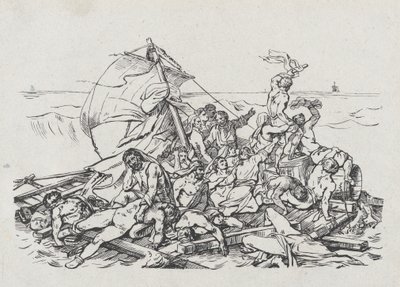メデューズ号の難破船、1820 年 作： Theodore Gericault