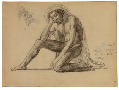 メデューサのいかだで父親のために勉強 作： Theodore Gericault