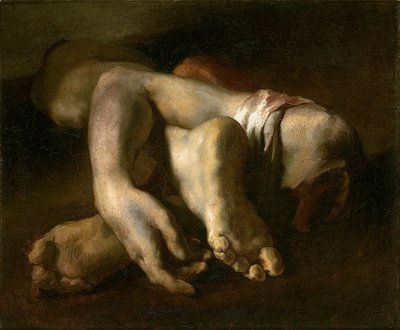 足と手の研究、1818〜19年 作： Theodore Gericault